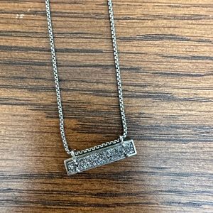 Kendra Scott Leanor Drusy Bar Necklace